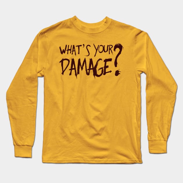 DAMAGE Long Sleeve T-Shirt by NiroKnaan